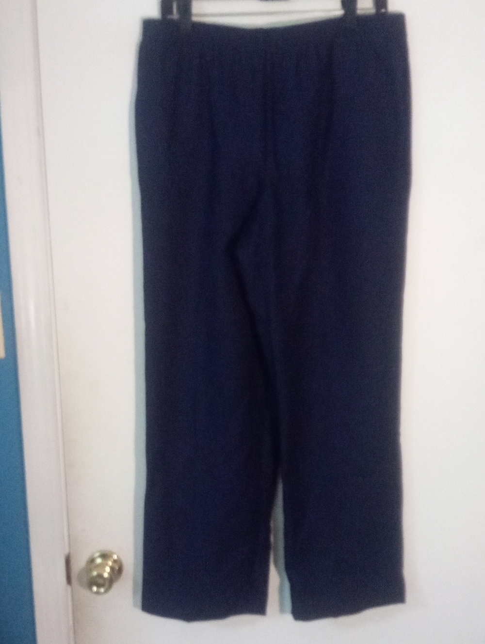* Alfred Dunner Navy Dress Pants 12 NWT $39.50 Stretch Waistband